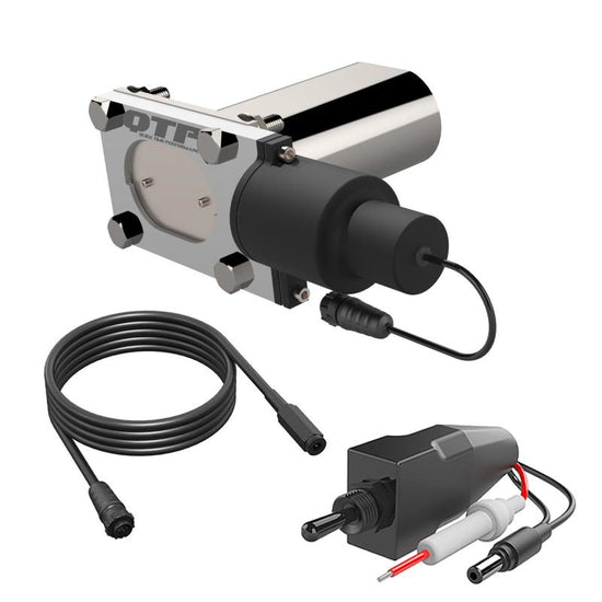 QTP Bolt-On QTEC Low Profile Oval Electric Cutout Valve - QTEC33.