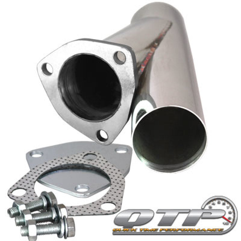 QTP 2.5in Weld-On QTEC Exhaust Cutout Y-Pipe - 10250.