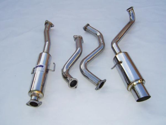 Invidia 88-91 CRX EF8 60mm (101mm tip) N1 Cat-back Exhaust - HS88HCXGTP.