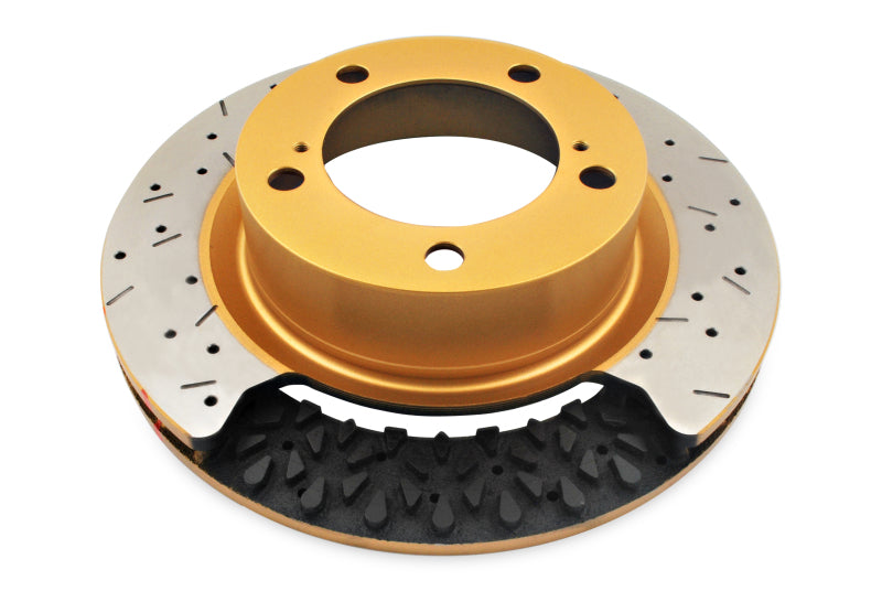 DBA 06-12 Chevrolet Corvetted Z06 4000 Series Drilled and Slotted - 42993BLKXS