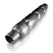 Stainless Works 3in CHAMBERED ROUND MUFFLER (MILL FINISH) - CR33.