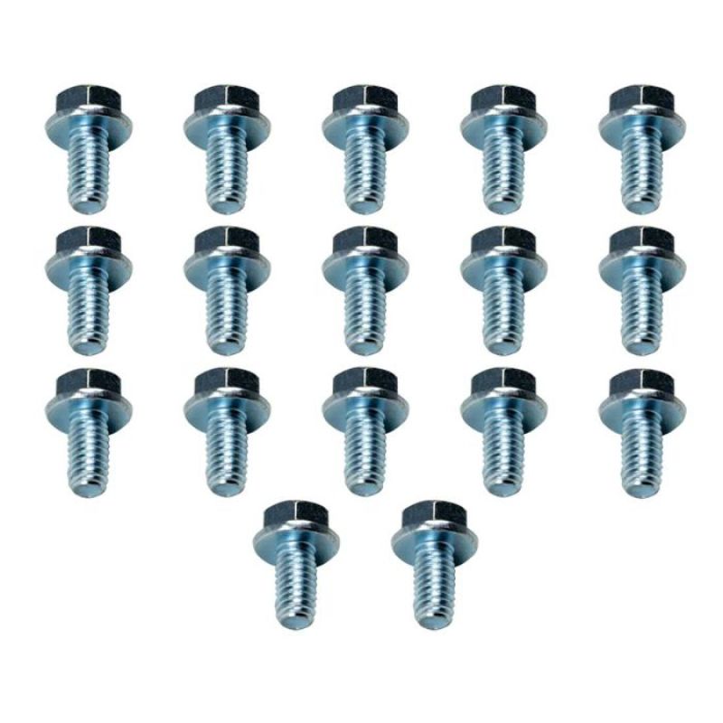 Moroso Ford C-6 Stamped Steel Transmission Pan Bolts - Set - 38781