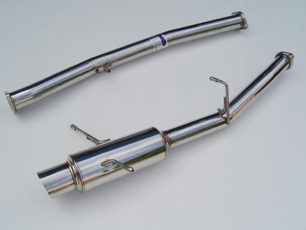 Invidia 02-07 WRX/STi 76mm N1 RACING Stainless Steel Tip Cat-back - HS02SW1GTR.