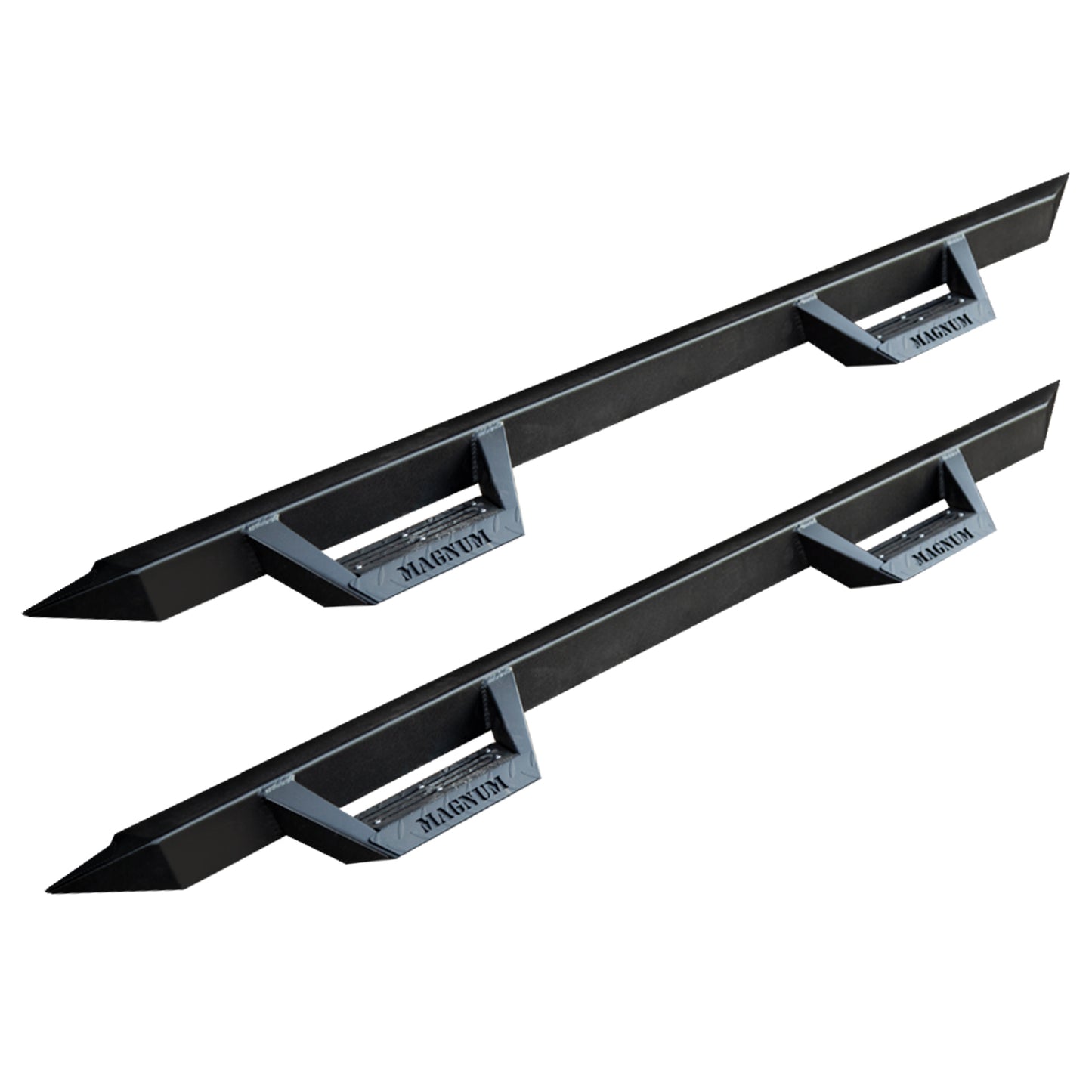 Raptor Series Magnum RT Drop Steps Black Textured Alloy Steel - 09-15 Dodge Ram 1500 Quad Cab - RTS79DG