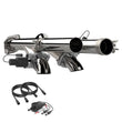 QTP 17-18 Ford Raptor EC/CC 2.5in 304SS Aggressor Cutout Dual - 540117.