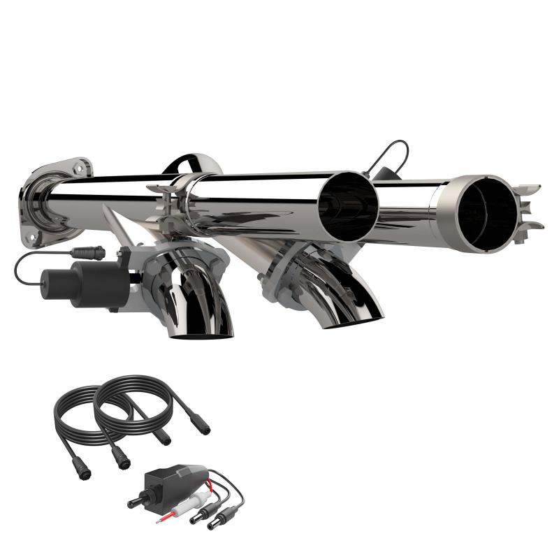 QTP 17-18 Ford Raptor EC/CC 2.5in 304SS Aggressor Cutout Dual - 540117.