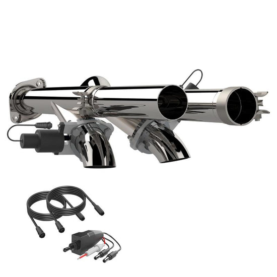 QTP 17-18 Ford Raptor EC/CC 2.5in 304SS Aggressor Cutout Dual - 540117.