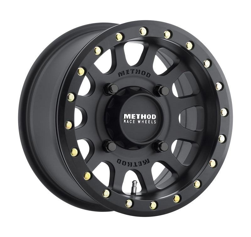 Set of 4: Method MR401 UTV Beadlock 15x7 4+3/+13mm Offset 4x156 132mm CB - MR40157046543B