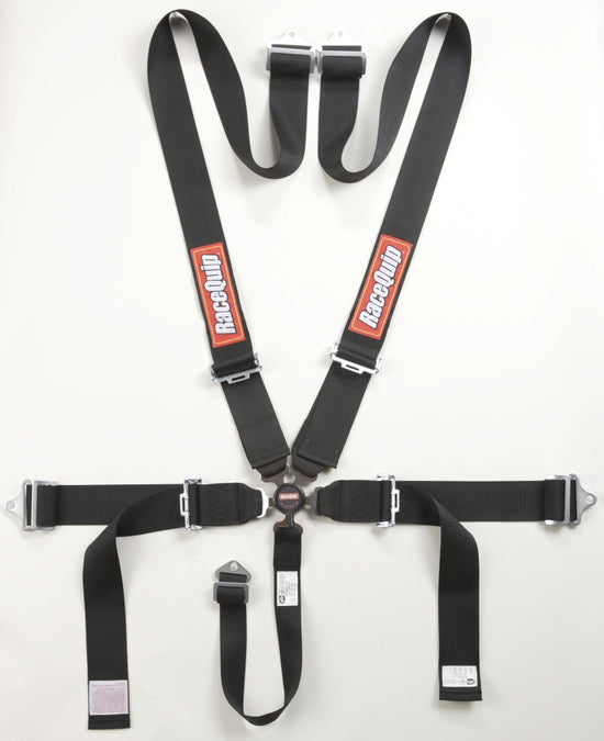 RaceQuip Black SFI CAMLOCK 5pt PD Lap Seat Belt - 741001.