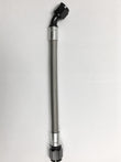 Fragola -10AN PTFE Hose Assembly Straight x 45 Degree 36in - 6010-1-4-36BL.