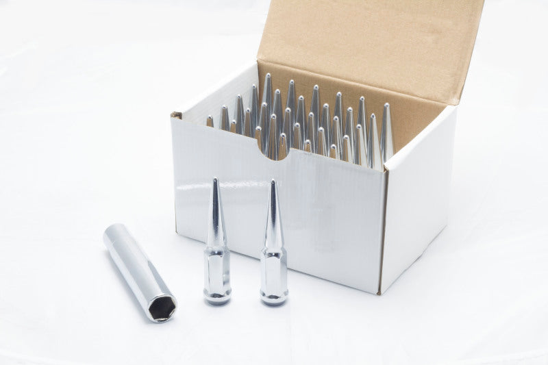 Wheel Mate Spiked Lug Nuts Set of 32 - Chrome - 35422P.