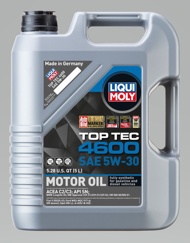 LIQUI MOLY 5L Top Tec 4600 Motor Oil 5W30 - 20448