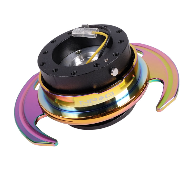 NRG Quick Release Kit Gen 3.0 - Neochrome - SRK-650BK-MC.