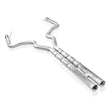 Stainless Works 2015-16 Mustang GT 3in Catback H-Pipe Retro Chambered - M15CB3-LMF.