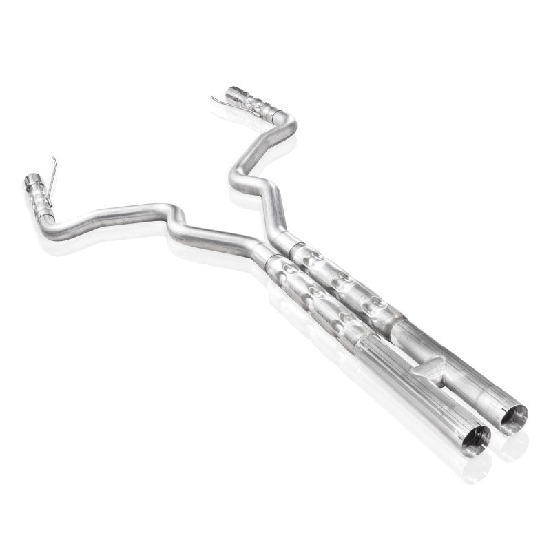 Stainless Works 2015-16 Mustang GT 3in Catback H-Pipe Retro Chambered - M15CB3-LMF.