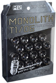 Project Kics 12 x 1.5 Glorious Black T1/06 Monolith Lug - WMN01GK.