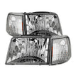 Xtune Ford Ranger 93-97 Crystal Headlights w/ Corner Lights 4pcs - 9029370.