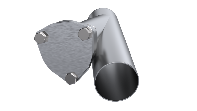 QTP 2.5in Weld-On QTEC Exhaust Cutout Y-Pipe - 10250.