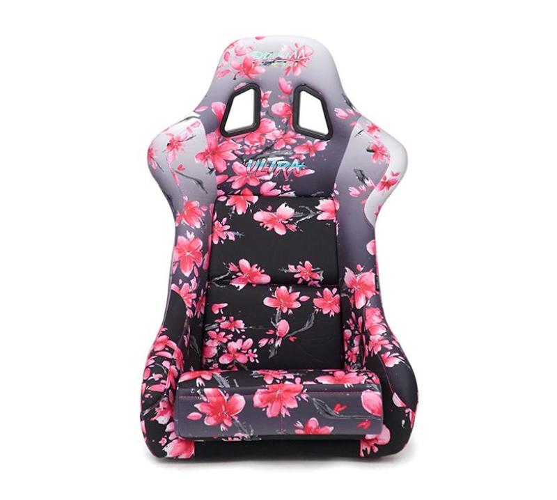 NRG FRP Bucket Seat PRISMA Japanese Cherry Blossom Edition W/ - FRP-303-SAKURA.