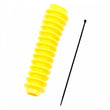 Zone Offroad Shock Boot - Bagged w/ Tie - Yellow - ZONU3103.