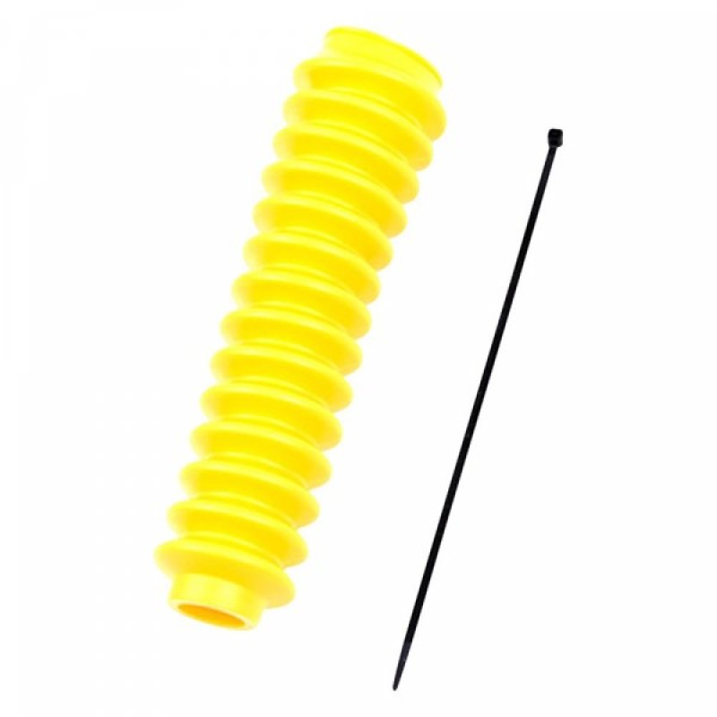 Zone Offroad Shock Boot - Bagged w/ Tie - Yellow - ZONU3103.