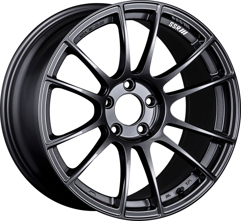 Set of 4: SSR GTX04 18x9.5 5x114.3 22mm Offset Dark Gunmetal Wheel - XF18950+2205GDG