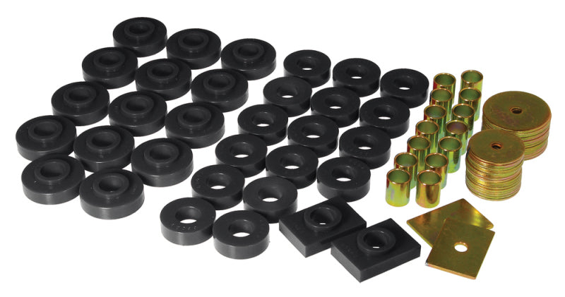 Prothane 55-57 Chevy Full 2dr Hardtop Body Mount - Black - 7-131-BL.