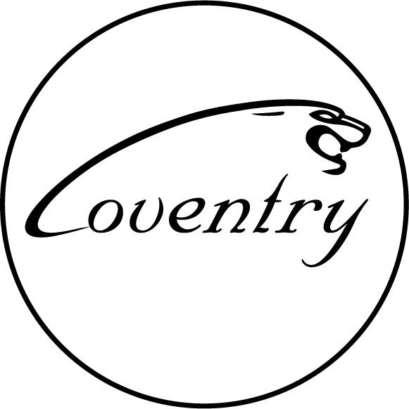 Coventry Ashford Wheel, 19x9.5 +25 Offset 5x108, Gloss Black W/ Mirror Cut Face - 1995COA255108B63