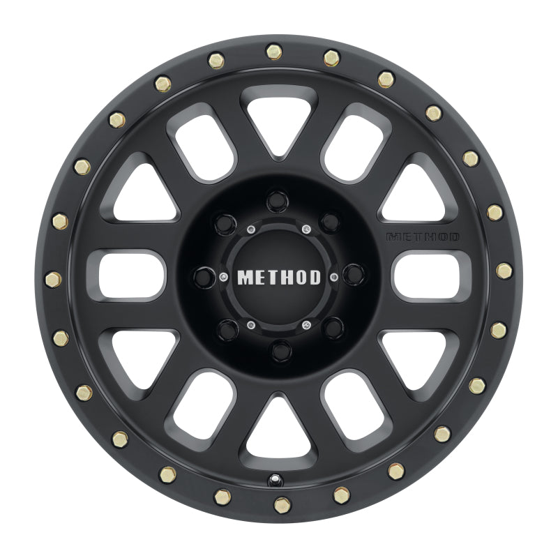 Set of 4: Method MR309 Grid 18x9 0mm Offset 8x180 130.81mm CB Matte - MR30989088500