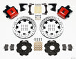 Wilwood Combination Parking Brake Rear Kit 12.19in Drilled Red Civic - 140-10211-DR.