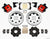 Wilwood Combination Parking Brake Rear Kit 12.19in Drilled Red Civic - 140-10211-DR.