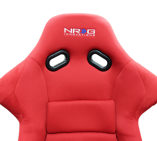 NRG FRP Bucket Seat (Red Cloth) - Large - FRP-300RD.
