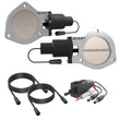 QTP 4in Bolt-On QTEC Dual Electric Cutout Valves - Pair - QTEC80.