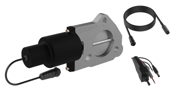 QTP 2.25in Bolt-On QTEC Electric Cutout Valve - Single - QTEC225.