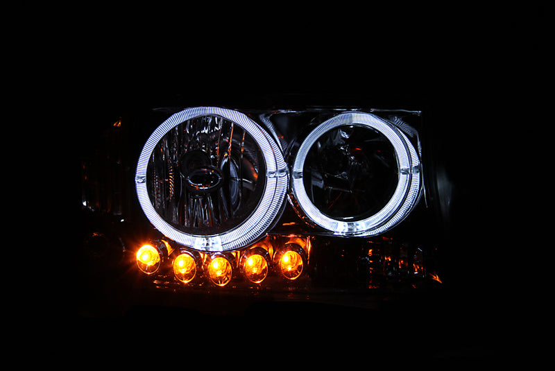ANZO 1994-2001 Dodge Ram Crystal Headlights Black - 111067