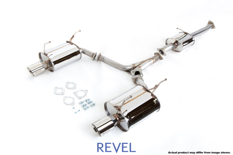 Revel Medallion Touring-S Catback Exhaust - Dual Muffler 00-05 Honda - T70040R.