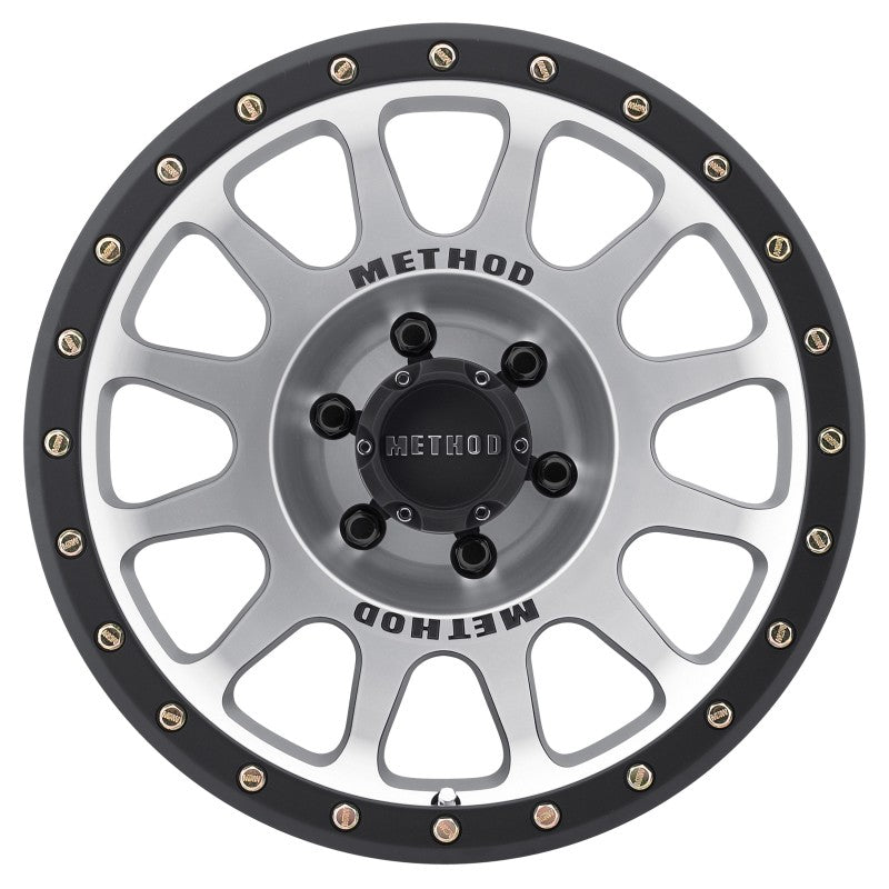 Set of 4: Method MR305 NV 18x9 0mm Offset 6x5.5 108mm CB Machined/Black - MR30589060300