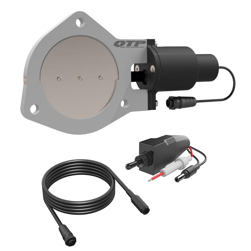 QTP 4in Bolt-On QTEC Electric Cutout Valve - Single - QTEC40.