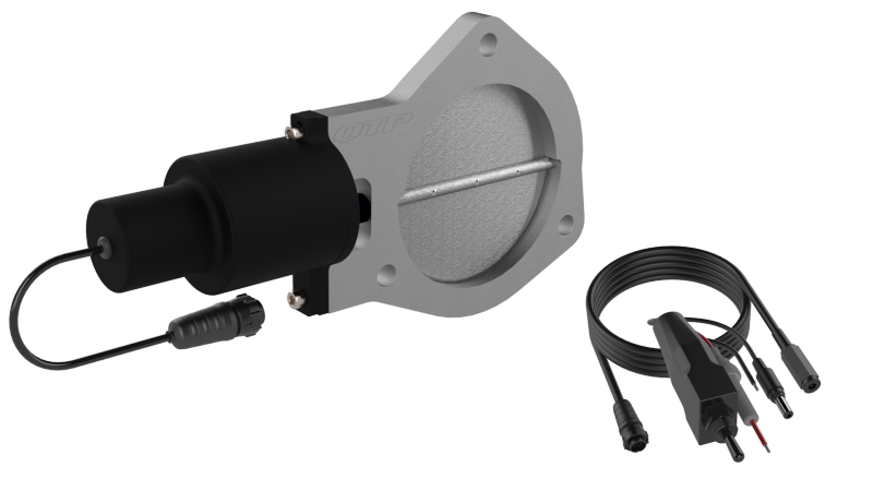 QTP 4in Bolt-On QTEC Electric Cutout Valve - Single - QTEC40.