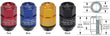 Project Kics Leggdura Racing Shell Type Lug Nut 35mm Closed-End - WCL3511R.