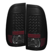 Xtune Ford Super Duty 08-15 LED Tail Lights Black Smoke - 9027697.