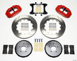 Wilwood Narrow Superlite 6R Front Hat Kit 14.00in Red Nissan - 140-11584-R.