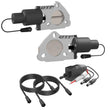 QTP 2.5in Bolt-On QTEC Dual Electric Cutout Valves - Pair - QTEC50.