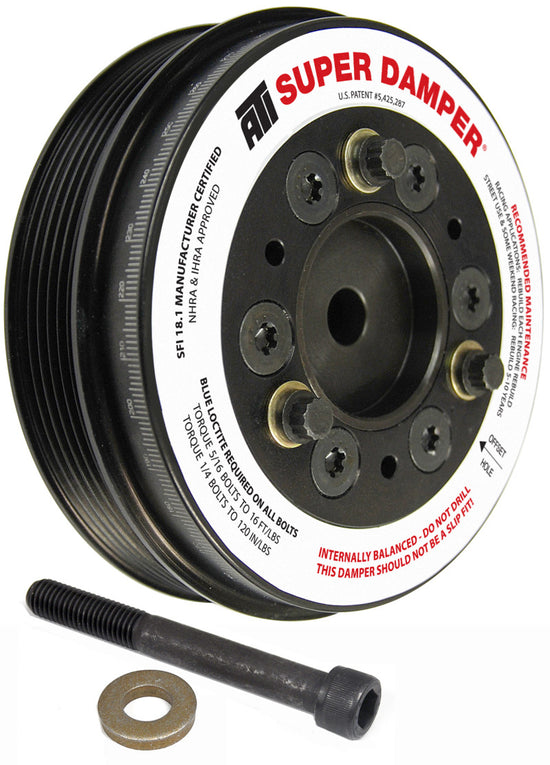 ATI Damper - 5.74in - Alum - 6 Grv - - ATI917993.