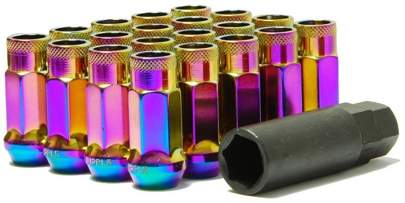 Wheel Mate Muteki SR48 Open End Lug Nuts - Neon - 32905N.