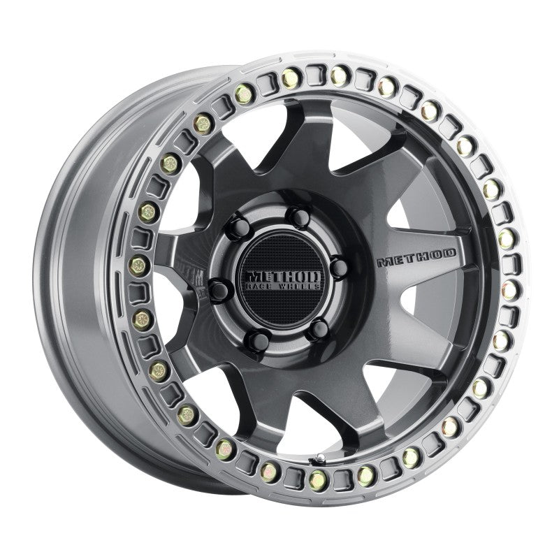 Method MR108 17x9 -44mm Offset 6x5.5 106.25mm CB Gloss Titanium - MR10879060844B