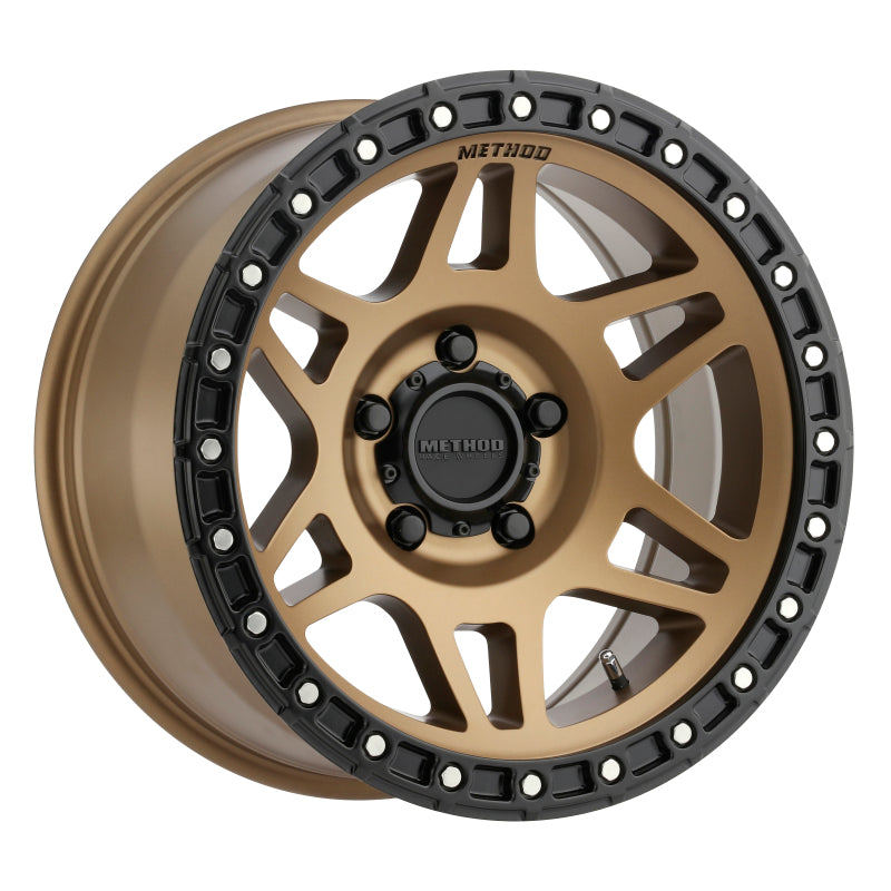 Set of 4: Method MR312 17x8.5 0mm Offset 5x150 110.5mm CB Method Bronze/Black - MR31278558900