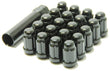 Wheel Mate Muteki Closed End Lug Nuts - Deep Black - 41886B.
