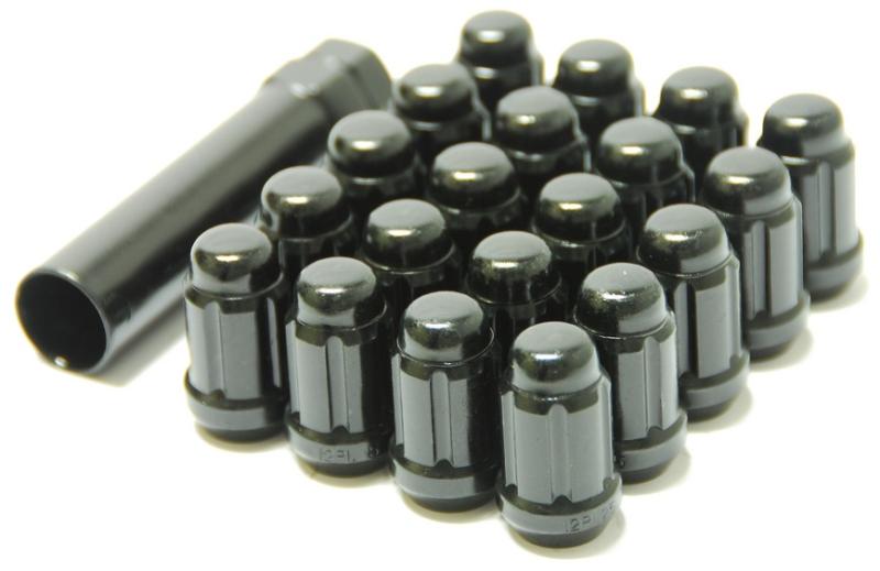 Wheel Mate Muteki Closed End Lug Nuts - Deep Black - 41886B.