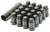 Wheel Mate Muteki Closed End Lug Nuts - Deep Black - 41886B.